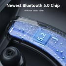 Bluetooth Headset med LED-display - Svart thumbnail