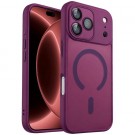 XDcase Frosted Deksel iPhone 18 Pro MagSafe - Dark Cherry thumbnail