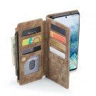 CaseMe multifunksjonell Lommebok deksel Samsung Galaxy S20+ plus brun thumbnail