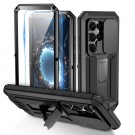 R-JUST Hybrid-deksel 360° beskyttelse Samsung Galaxy S26 Ultra 5G - Svart thumbnail