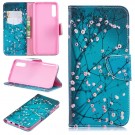 Lommebok deksel for Galaxy A50/A30s - Rosa blomster thumbnail