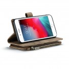CaseMe retro multifunksjonell Lommebok deksel iPhone 6/6S/7/8/SE (2020/2022) brun thumbnail