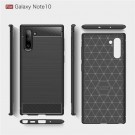 Tech-Flex TPU Deksel Carbon for Galaxy Note 10 svart thumbnail