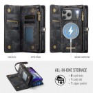 CaseMe 2-i-1 Lommebok deksel iPhone 18 Pro Svart thumbnail