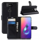 Lommebok deksel for Asus ZenFone 6 (ZS630KL) 2019 svart thumbnail