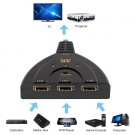 HDMI-svitsj 3 porter Full HD 1080P svart thumbnail