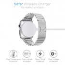 Magnetisk trådløs USB-A Apple Watch Ladekabel hvit thumbnail
