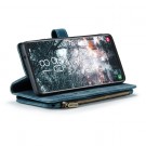CaseMe retro multifunksjonell Lommebok deksel Samsung Galaxy S22 5G blå thumbnail