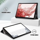 Deksel Tri-Fold Smart til Samsung Galaxy Tab S9+ plus svart thumbnail