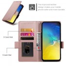 Lommebok deksel for Samsung Galaxy S10e Roségull thumbnail