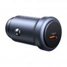 USAMS kompakt billader USB-C 30W - Mørk grå thumbnail