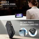 CaseMe 2-i-1 Lommebok deksel iPhone 17 Pro svart thumbnail