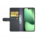 Lommebok deksel ekte Lær for iPhone 17 Pro Max svart thumbnail
