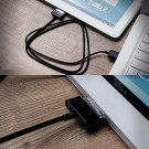 Universal 1M 30 Pin til USB 2.0  kabel Svart thumbnail