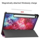 Deksel Tri-Fold Smart til Samsung Galaxy Tab S9 FE / S10 FE - Galakse thumbnail