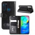 Lommebok deksel Premium for Motorola Moto G8 Power svart thumbnail