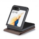 LC.IMEEKE Lommebok deksel for Samsung Galaxy Z Flip 5 5G brun thumbnail