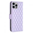 Lommebok deksel Clamshell for iPhone 15 Pro Max - lilla thumbnail