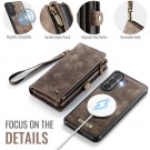 CaseMe 2-i-1 Lommebok deksel Samsung Galaxy S26 Ultra 5G brun thumbnail