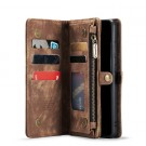 CaseMe 2-i-1 Lommebok deksel Samsung Galaxy S20 brun thumbnail