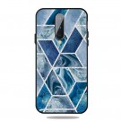 Fashion TPU Deksel for OnePlus 8 - Blå Marmor thumbnail