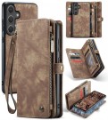 CaseMe 2-i-1 Lommebok deksel Samsung Galaxy S26 5G brun thumbnail