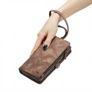 CaseMe 2-i-1 Lommebok deksel Samsung Galaxy S20 brun thumbnail