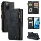 CaseMe multifunksjonell Lommebok deksel Samsung Galaxy S20 FE svart thumbnail