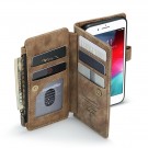 CaseMe multifunksjonell Lommebok deksel iPhone 6/6S/7/8/SE (2020/2022) brun thumbnail