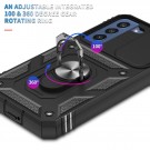 Tech-Flex TPU + PC Deksel med Ring Grep Samsung Galaxy S22 5G svart thumbnail