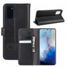 Lommebok deksel ekte Lær for Samsung Galaxy S20 svart thumbnail