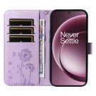 Lommebok deksel til OnePlus 15 5G - Lilla Blomster thumbnail