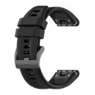 Silikon Sportsreim For Garmin Fenix 7S 20mm svart thumbnail