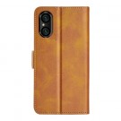 Lommebok deksel Premium for Sony Xperia 5 V cognac thumbnail