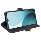 Lommebok deksel Premium for Oppo Reno 14 5G svart thumbnail