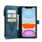 CaseMe Multifunksjonell Lommebok deksel iPhone 11 blå thumbnail