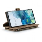 CaseMe multifunksjonell Lommebok deksel Samsung Galaxy S20+ plus brun thumbnail
