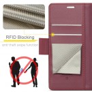 CaseMe Lommebok deksel for Samsung Galaxy S25 Edge 5G rød thumbnail