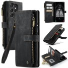 CaseMe multifunksjonell Lommebok deksel Samsung Galaxy S23 Ultra 5G svart thumbnail