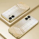 Fashion TPU Deksel Glitter Powder iPhone 17 - Gull thumbnail
