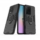 Panther TPU + PC Deksel med Ring Grep Galaxy S20 Ultra svart thumbnail