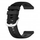 Silikon Sportsreim For Garmin 20mm svart thumbnail