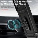 Tech-Flex TPU + PC Deksel med Ring Grep Xiaomi Redmi Note 12 5G svart thumbnail