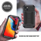 R-JUST Hybrid-deksel med kamerabeskyttelse iPhone 14 - Svart thumbnail
