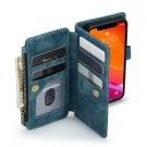 CaseMe Multifunksjonell Lommebok deksel iPhone 12 mini blå thumbnail