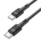 HOCO USB-C til USB-C 60W Ladekabel 1m - Svart thumbnail