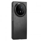 Tech-Flex Deksel med lær Honor Magic V5 5G svart thumbnail