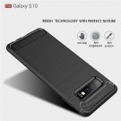 Tech-Flex TPU Deksel Carbon for Galaxy S10 svart thumbnail