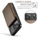CaseMe Deksel med kortlomme iPhone 17 Pro brun thumbnail
