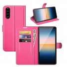 Lommebok deksel for Sony Xperia 10 III rosa thumbnail